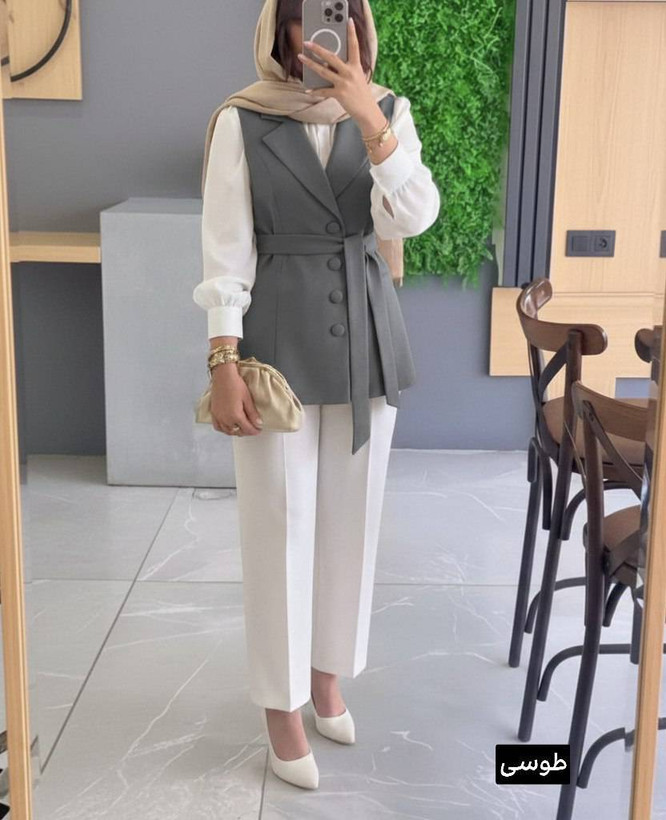 ست وست وشلوار ثنا عیدانه سایز ۴۰ تا ۴۶