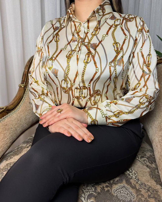 شومیز مجلسی ساتن سایز ۴۲ تا ۵۰مدل بهار