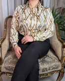 شومیز مجلسی ساتن سایز ۴۲ تا ۵۰مدل بهار