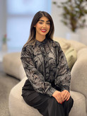 شومیز جورجینا پارچه یاخما ترکیه عیدانه سایز ۳۸ تا ۴۴