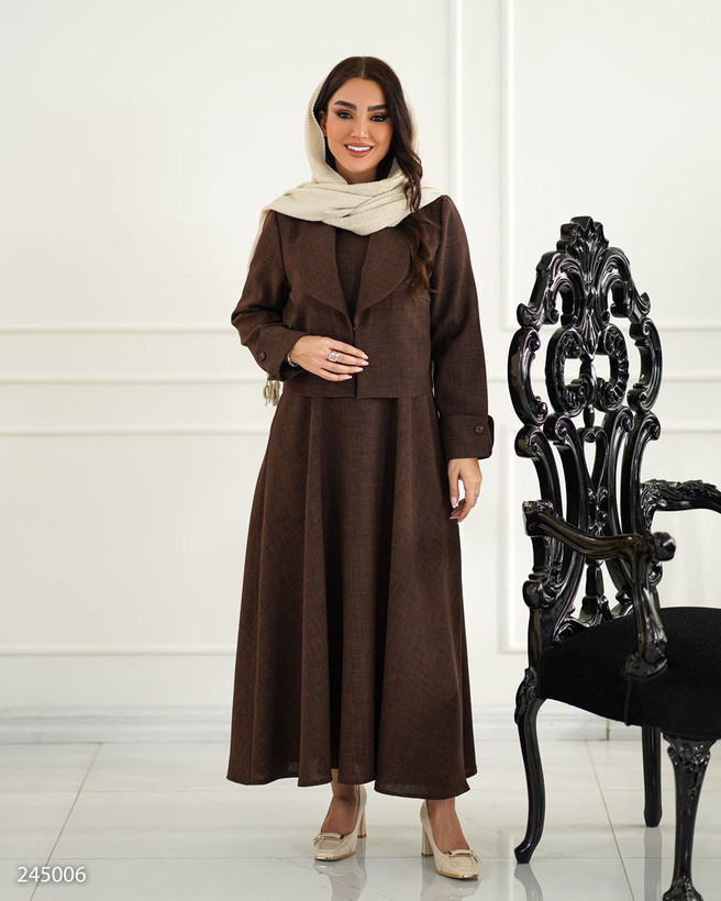 کراپ و سارافون عیدانه مدل ماهیار سایز ۳۶ تا ۴۶
