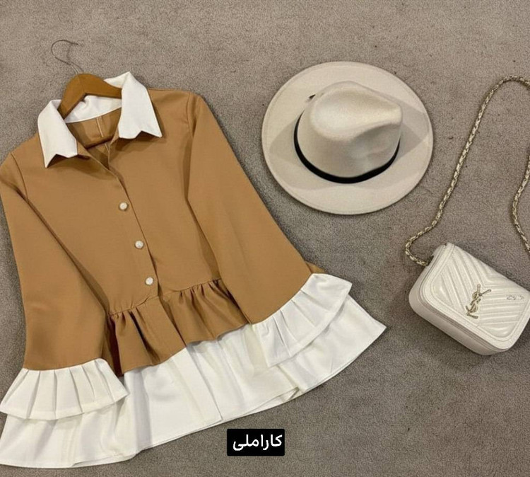 مانتو عروسکی پرواز سایز ۴۰ تا ۴۸ خرجکار چین دار رنگ گلبهی ارساله