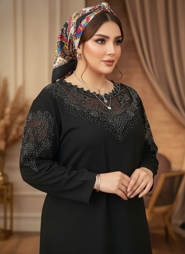 شومیز گیپوری نگین دار مدل دلسا سایز ۳۸ تا ۵۰