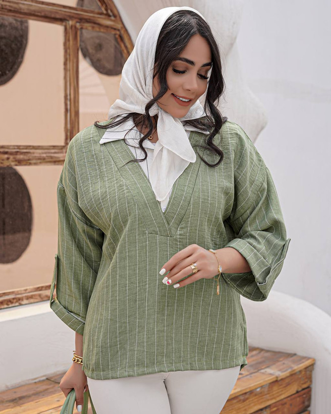 شومیز دیپلمات مدل رستا سایز ۳۸ تا ۴۸