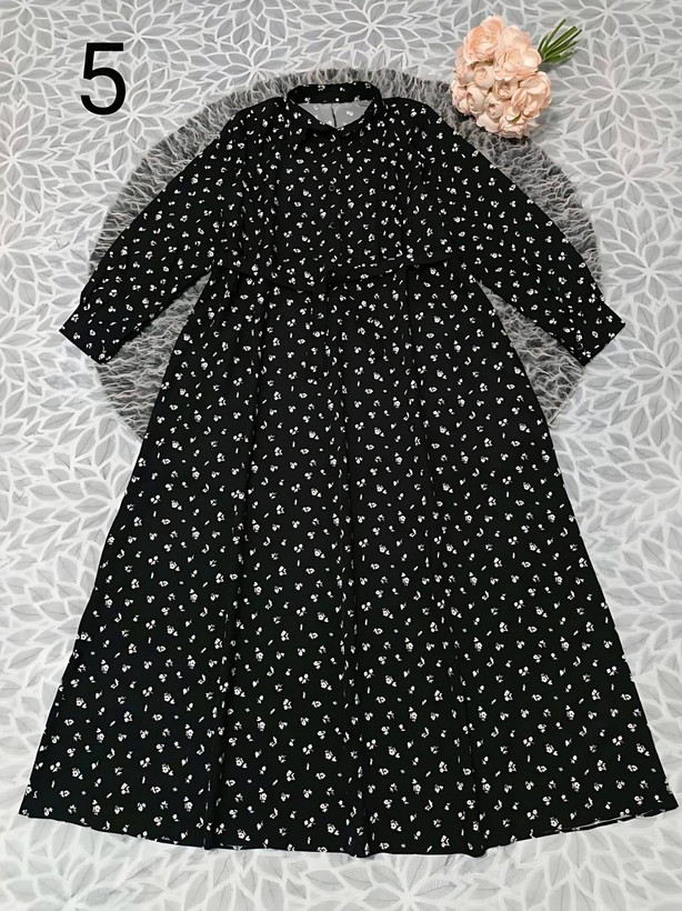 پیراهن الیزه جلو دکمه سایز ۴۰ تا ۵۰