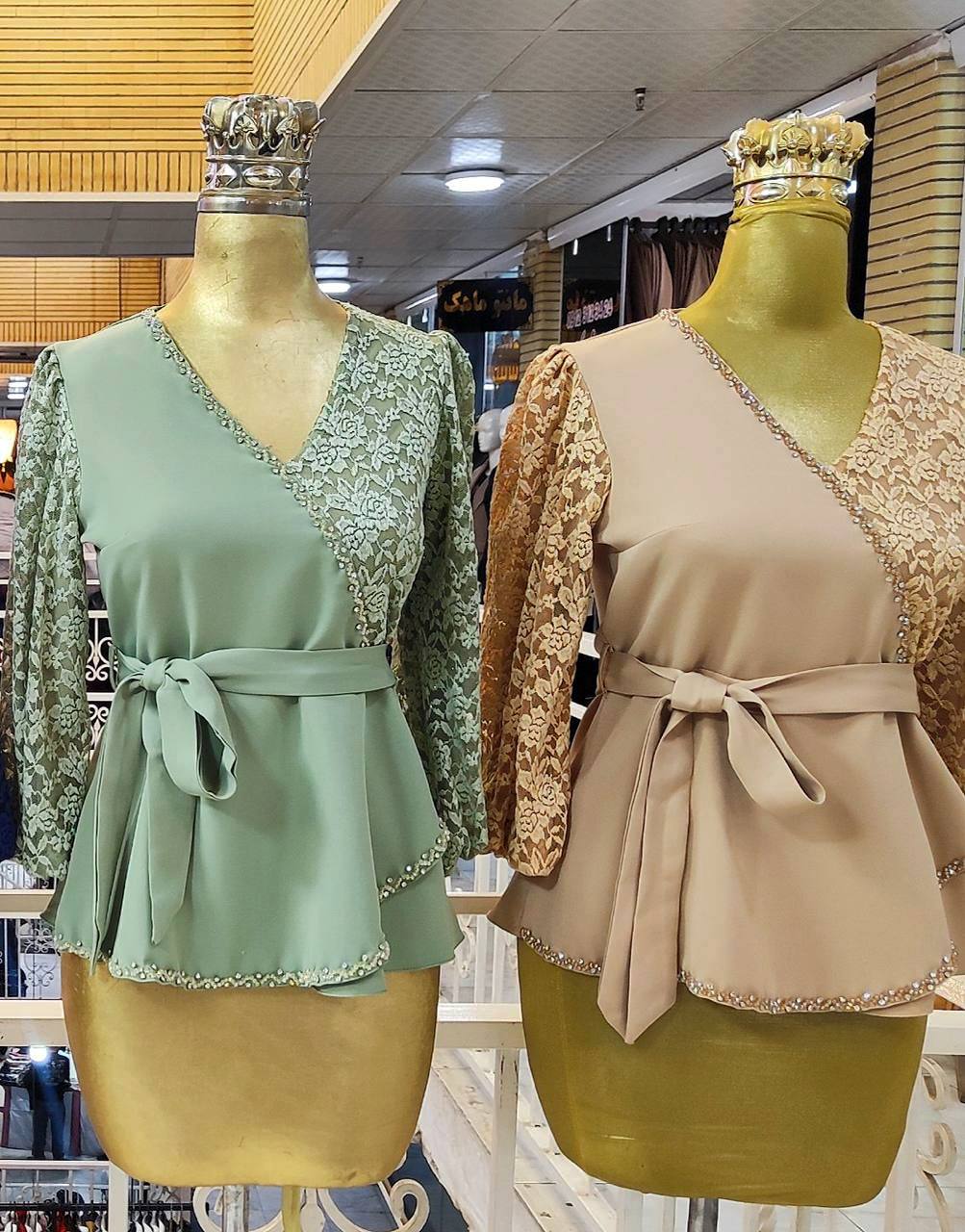 کت عیدانه عسل گیپور ترک سایز ۴۰ تا ۵۰