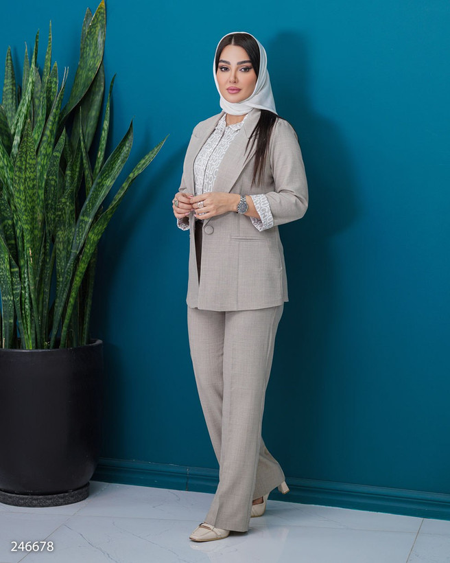کت وشلوار عیدانه مدل مولیان سایز ۳۶ تا ۴۶