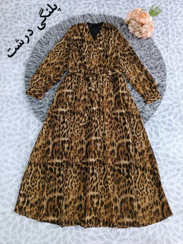 پیراهن کرپ حریر خارجی مهوش سایز ۴۰ تا ۴۸ و ۵۰ طبق دورسینه