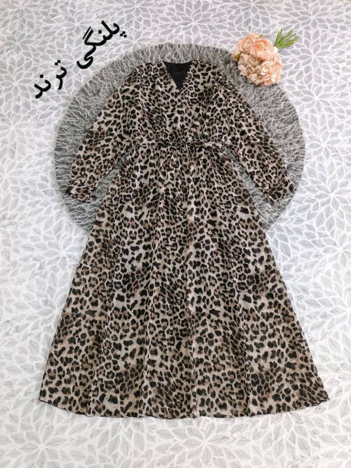 پیراهن کرپ حریر خارجی مهوش سایز ۴۰ تا ۴۸ و ۵۰ طبق دورسینه