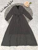 پیراهن کرپ حریر خارجی مهوش سایز ۴۰ تا ۴۸ و ۵۰ طبق دورسینه
