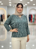شومیز نگین دار کیمانو مدل ترنم عیدانه سایز ۴۶ تا ۵۴