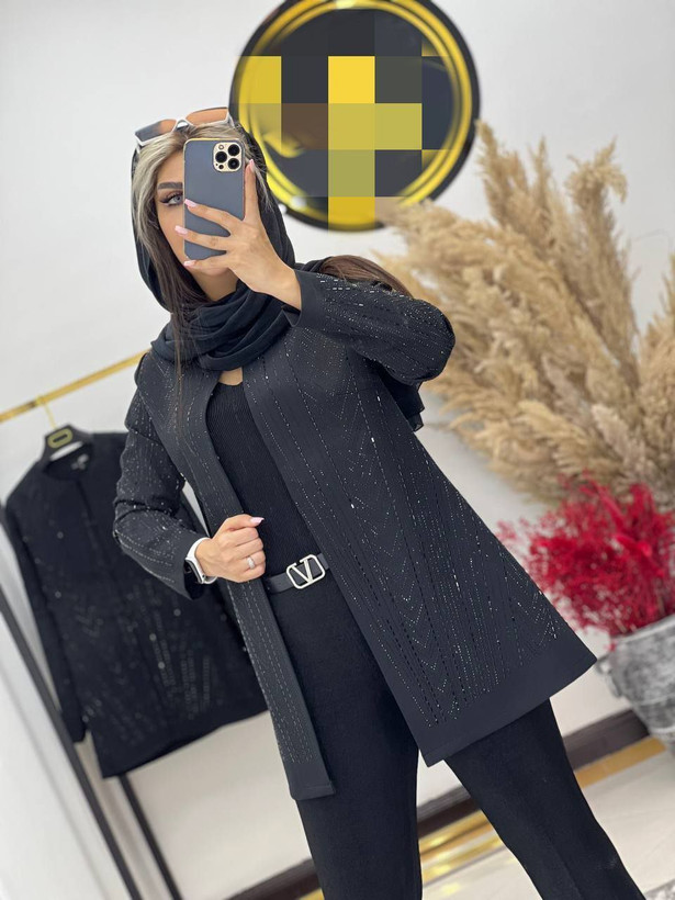 کت مجلسی نگین دار رها عیدانه سایز ۴۰ تا ۵۸