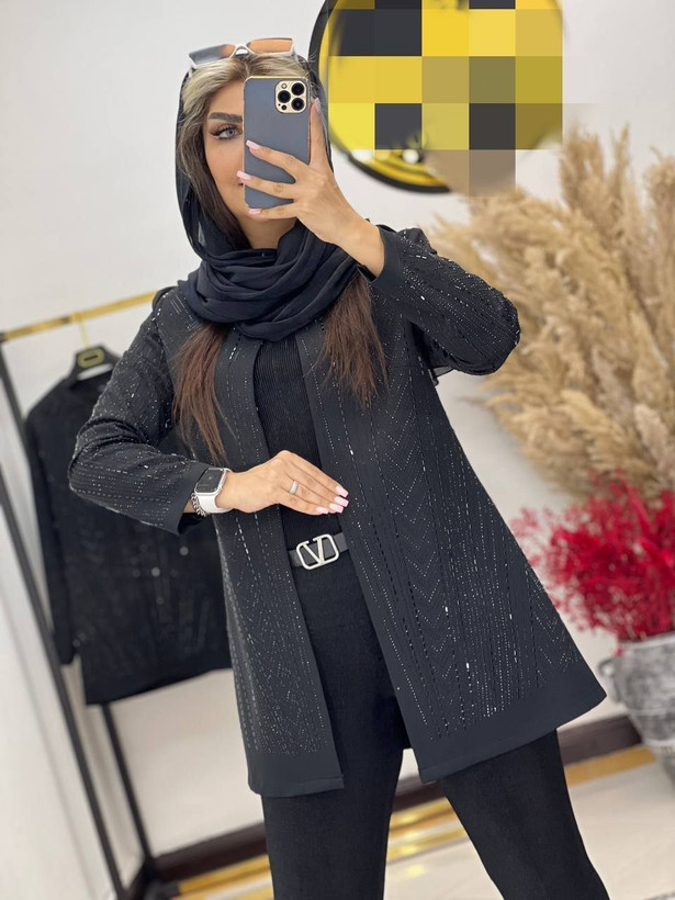 کت مجلسی نگین دار رها عیدانه سایز ۴۰ تا ۵۸