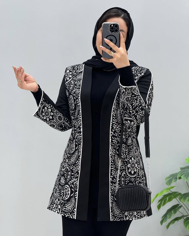 مانتو مزونی سنتی عیدانه سایز ۴۲ تا ۴۸