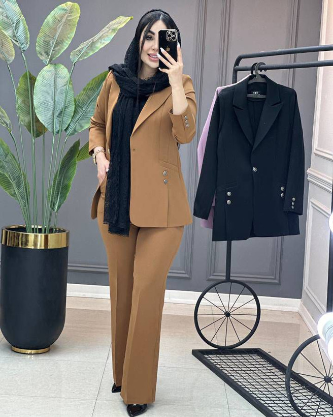 کت وشلوار مری عیدانه سایز ۳۶ تا ۴۸ ارسال رنگ پارچه طبق غیر تنخور