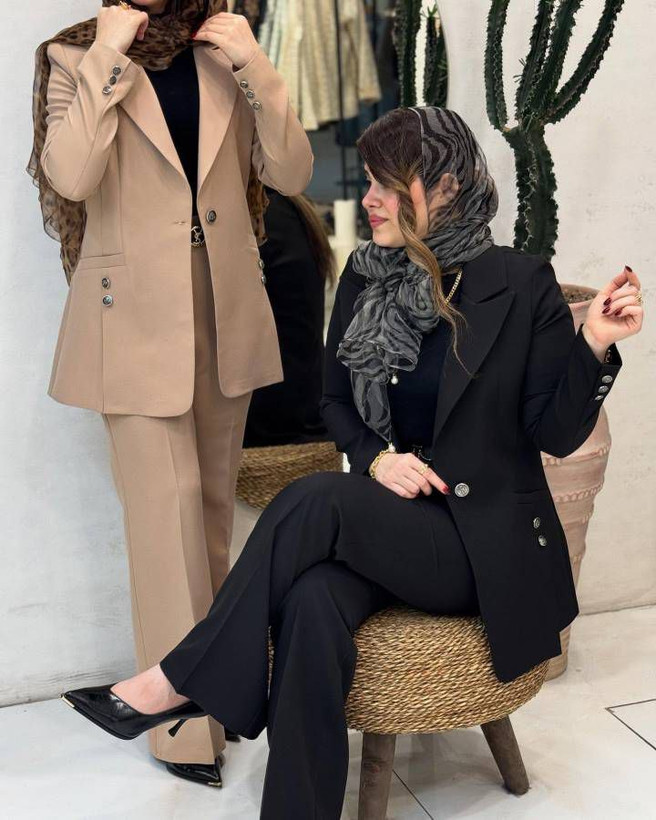 کت وشلوار مری عیدانه سایز ۳۶ تا ۴۸ ارسال رنگ پارچه طبق غیر تنخور