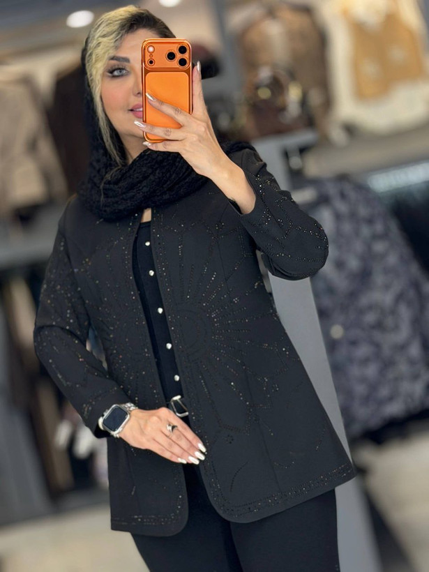 کت مجلسی نگین ستاره عیدانه سایز ۴۴ تا ۵۰