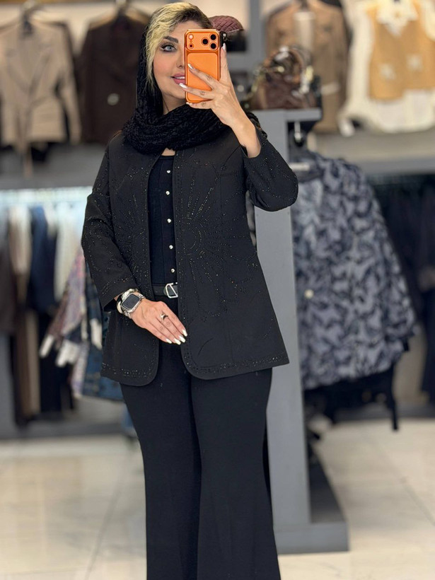 کت مجلسی نگین ستاره عیدانه سایز ۴۴ تا ۵۰