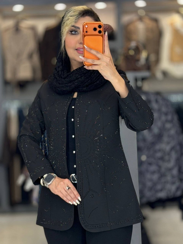کت مجلسی نگین ستاره عیدانه سایز ۴۴ تا ۵۰