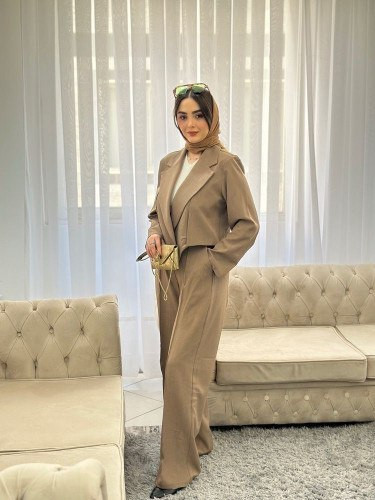 کت وشلوار هرمس پارچه بزیاق سایز ۳۶ تا ۴۴