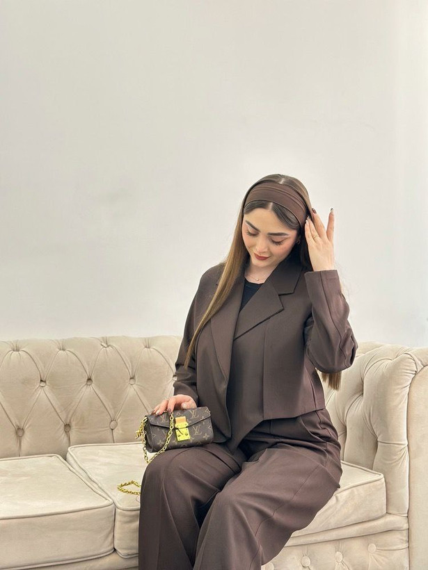 کت وشلوار هرمس پارچه بزیاق سایز ۳۶ تا ۴۴