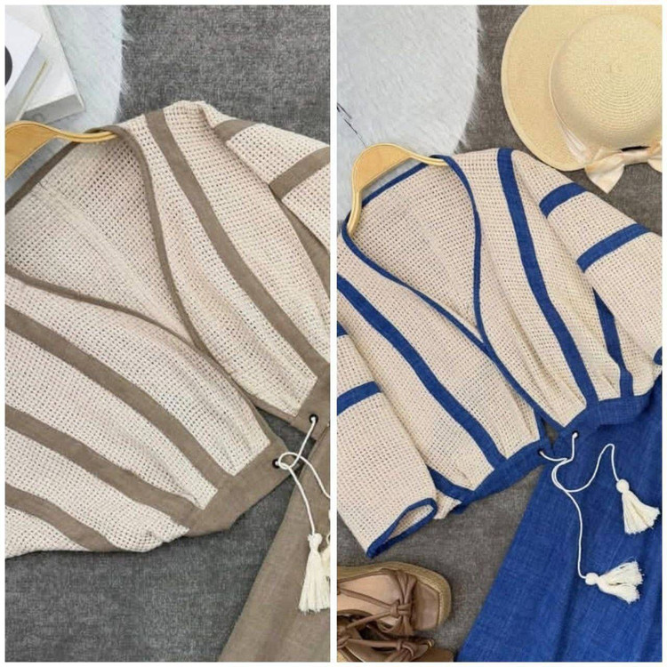 کت وسارافون محدثه سایز 38 تا 48 ارسال هر پارت احتمال تیره و روشن بودن رنگ ها وجود دارد سایز طبق دورسینه چک شود