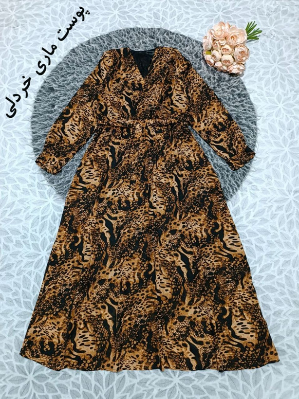 حریر خارجی 🌸پیراهن مجلسی جنس حریر آستردار سایز 40 تا 50