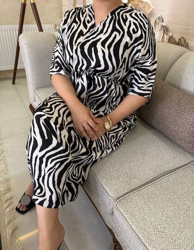 پیراهن بهاری ساتن عیدانه سایز ۳۶ تا ۶۲