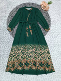 پیراهن ماکسی پلنگی مجلسی سایز ۳۸ تا ۴۸