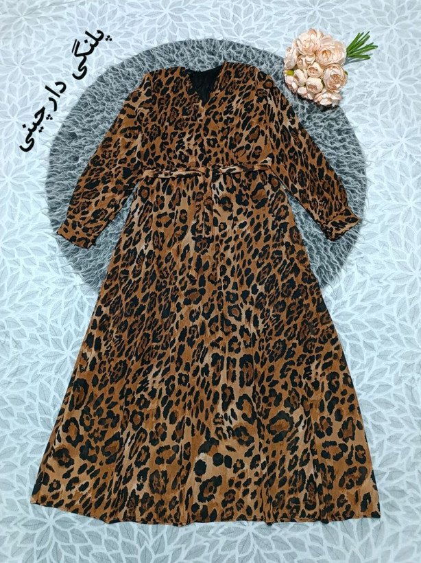 پیراهن کرپ حریر خارجی مهوش سایز ۴۰ تا ۴۸ و ۵۰ طبق دورسینه
