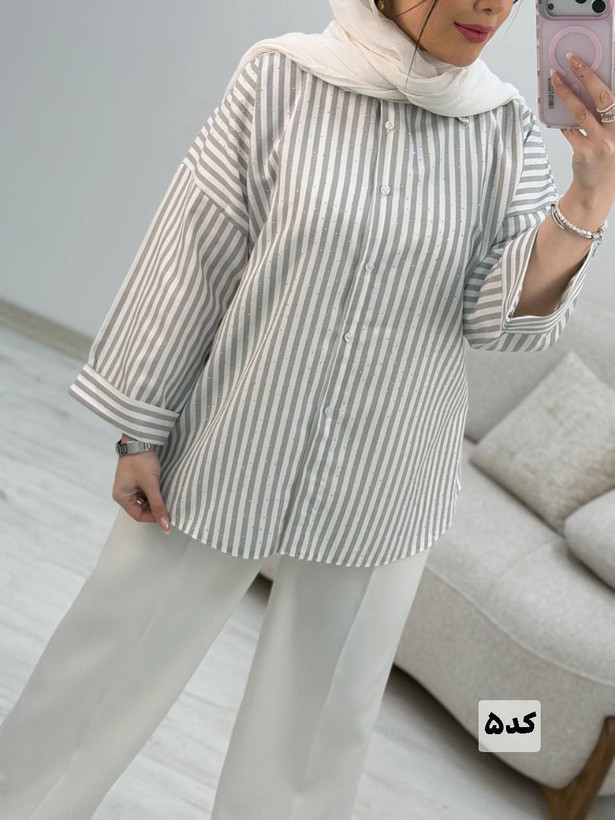 شومیز راه نگینی سایز ۳۸ تا ۴۶