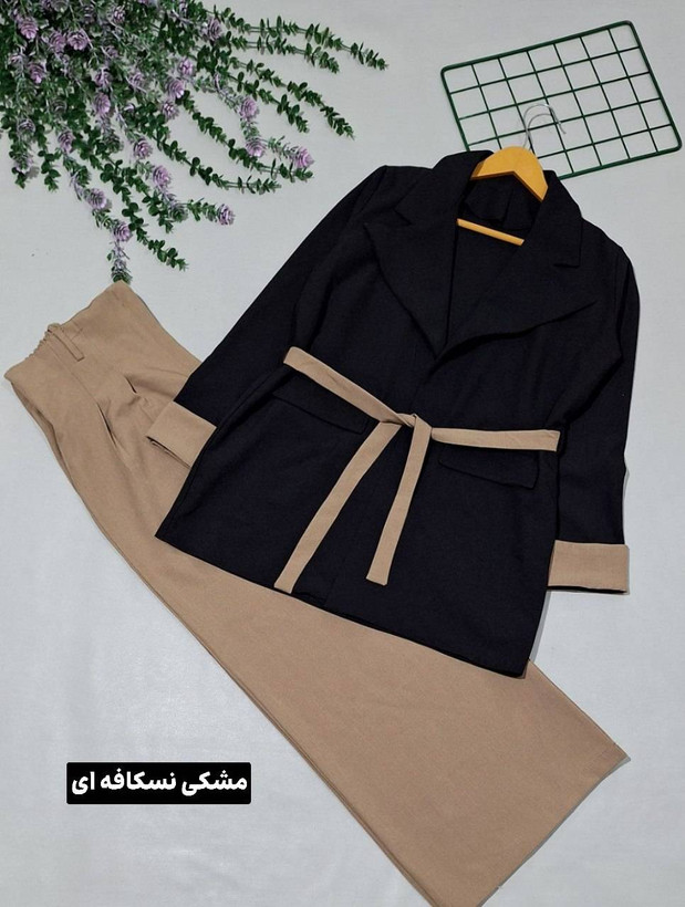 کت وشلوار سمیه بزیاق سایز ۳۸ تا ۴۶