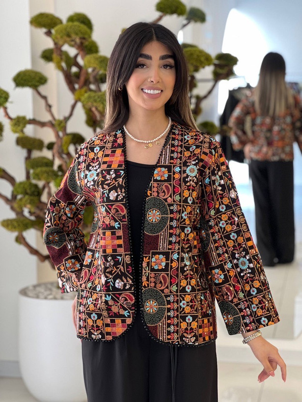کت هندی سنگدوزی سایز ۳۶ تا ۴۶