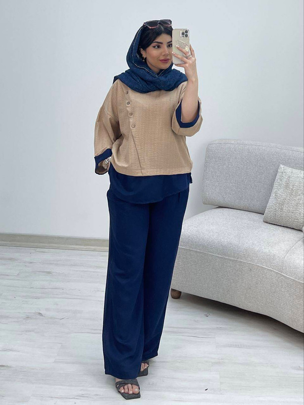 شومیز شلوار گلشید سایز ۳۸ تا ۴۶
