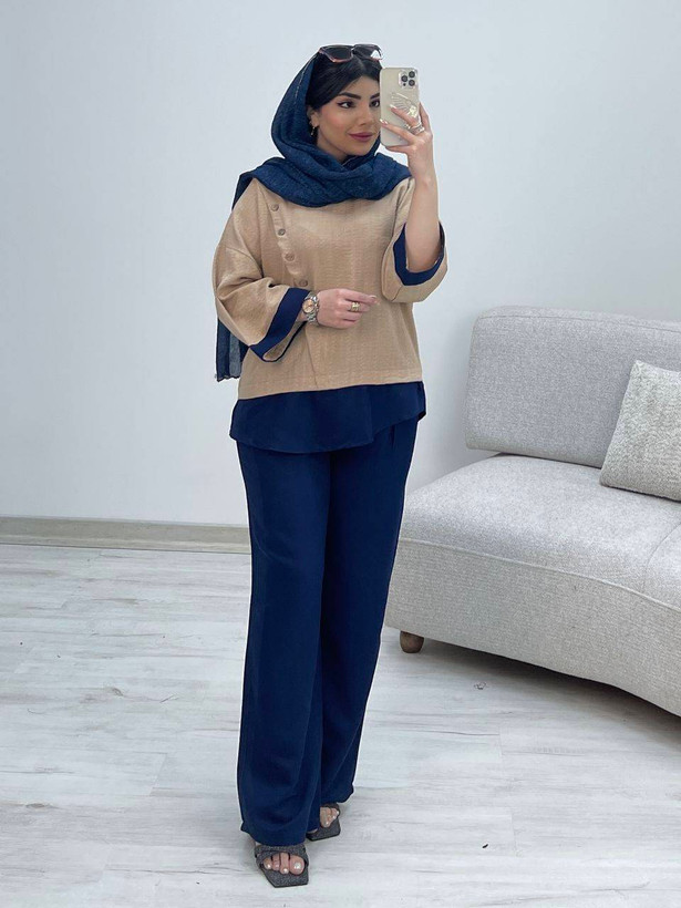 شومیز شلوار گلشید سایز ۳۸ تا ۴۶