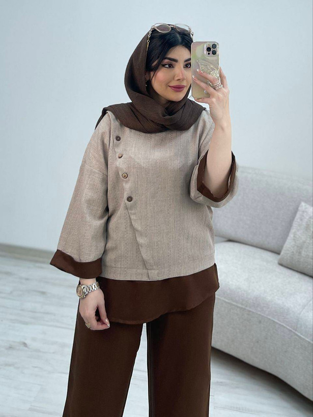شومیز شلوار گلشید سایز ۳۸ تا ۴۶