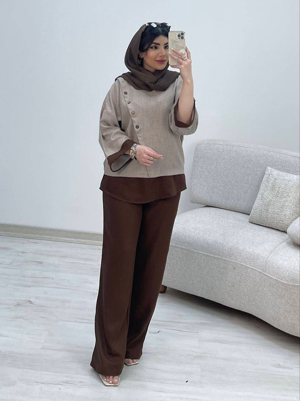 شومیز شلوار گلشید سایز ۳۸ تا ۴۶