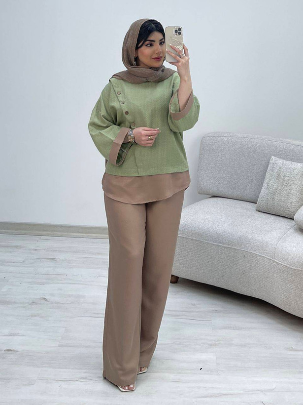 شومیز شلوار گلشید سایز ۳۸ تا ۴۶