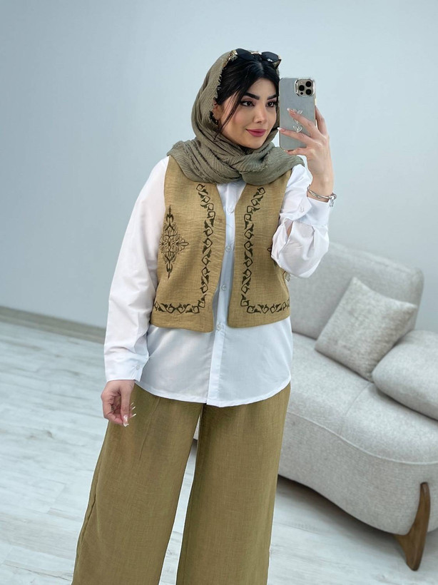 وست و شلوار صوفیا نازگل سایز ۳۸ تا ۴۶