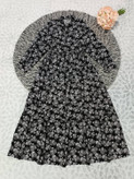 پیراهن نخی یقه چین شمیم سایز ۴۰ تا ۵۰