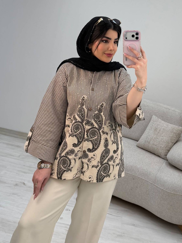 شومیز لنین بته جقه سایز ۳۸ تا ۴۶
