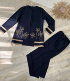 کت شلوار گلدوزی رویا سایز ۳۸ تا ۵۰ طبق توضیحات