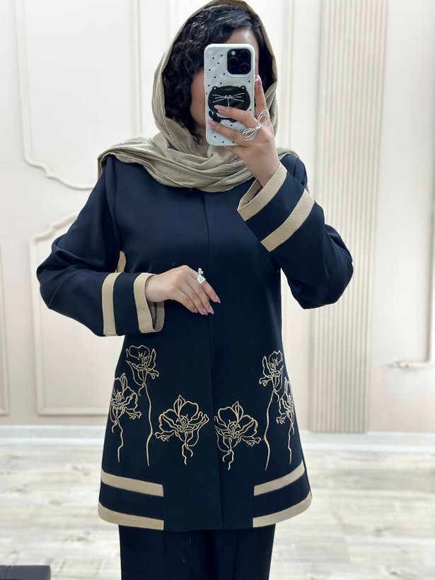 کت شلوار گلدوزی رویا سایز ۳۸ تا ۵۰ طبق توضیحات