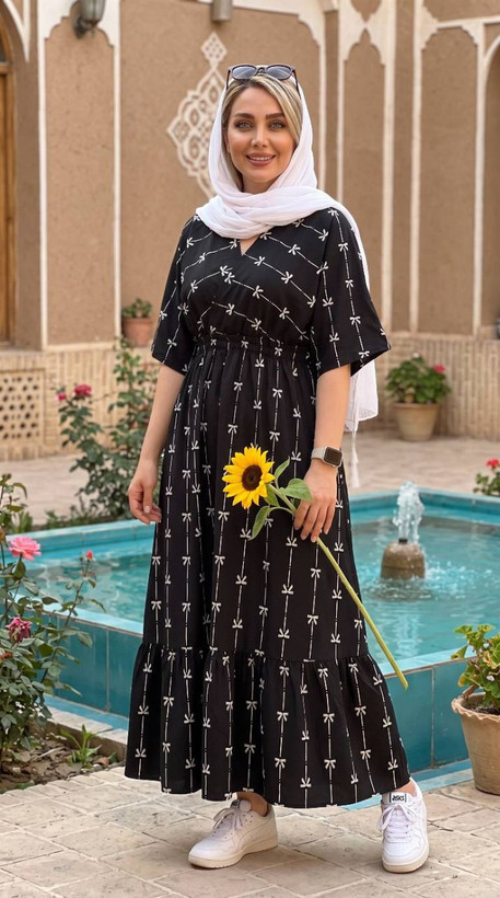 پیراهن کیمونو سوپر کلوش سایز ۳۸ تا ۴۸