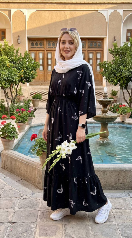 پیراهن کیمونو سوپر کلوش سایز ۳۸ تا ۴۸