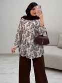 شومیز شلوار بته جقه سایز ۴۰ تا ۴۸