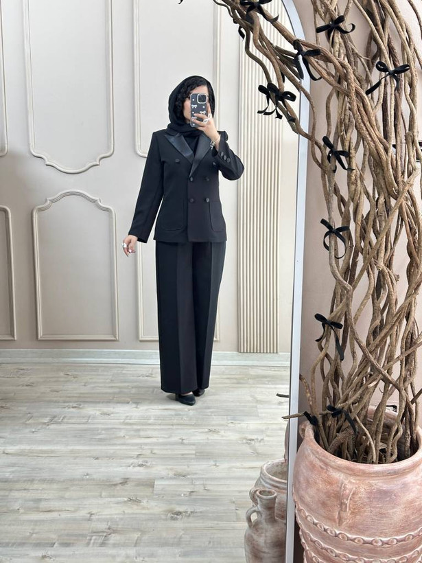 کت وشلوار ساتن مدل سایدا سایز۳۸ تا ۵۰ طبق توضیحات
