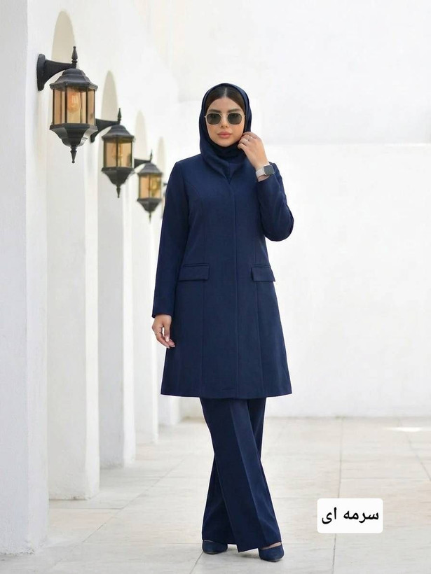 مانتو وشلوار اداری مرجان سایز ۳۸ تا ۴۸