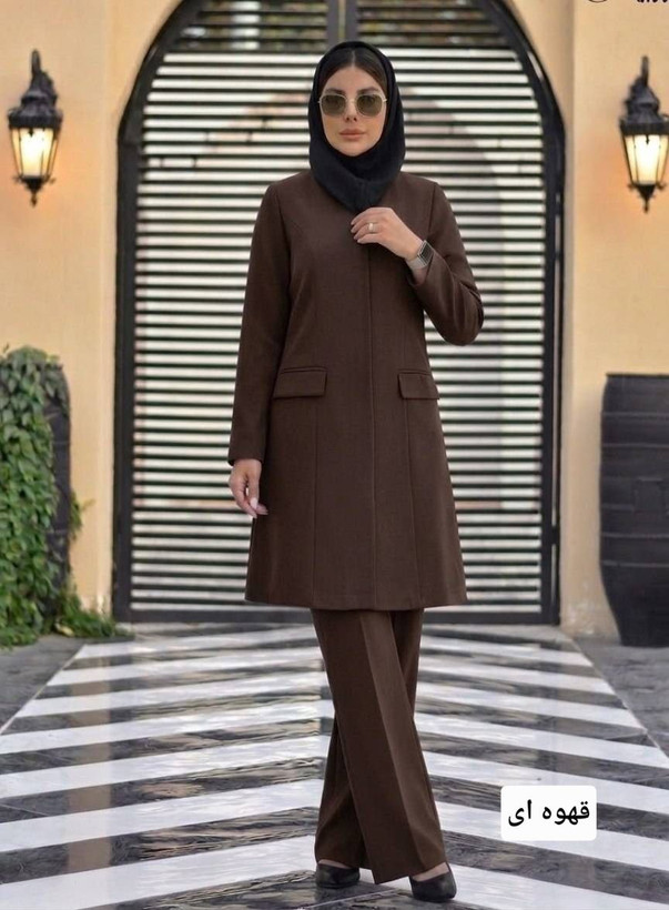 مانتو وشلوار اداری مرجان سایز ۳۸ تا ۴۸
