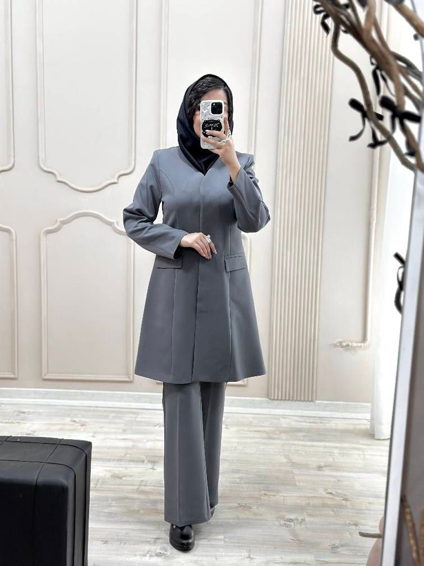 مانتو وشلوار اداری مرجان سایز ۳۸ تا ۴۸
